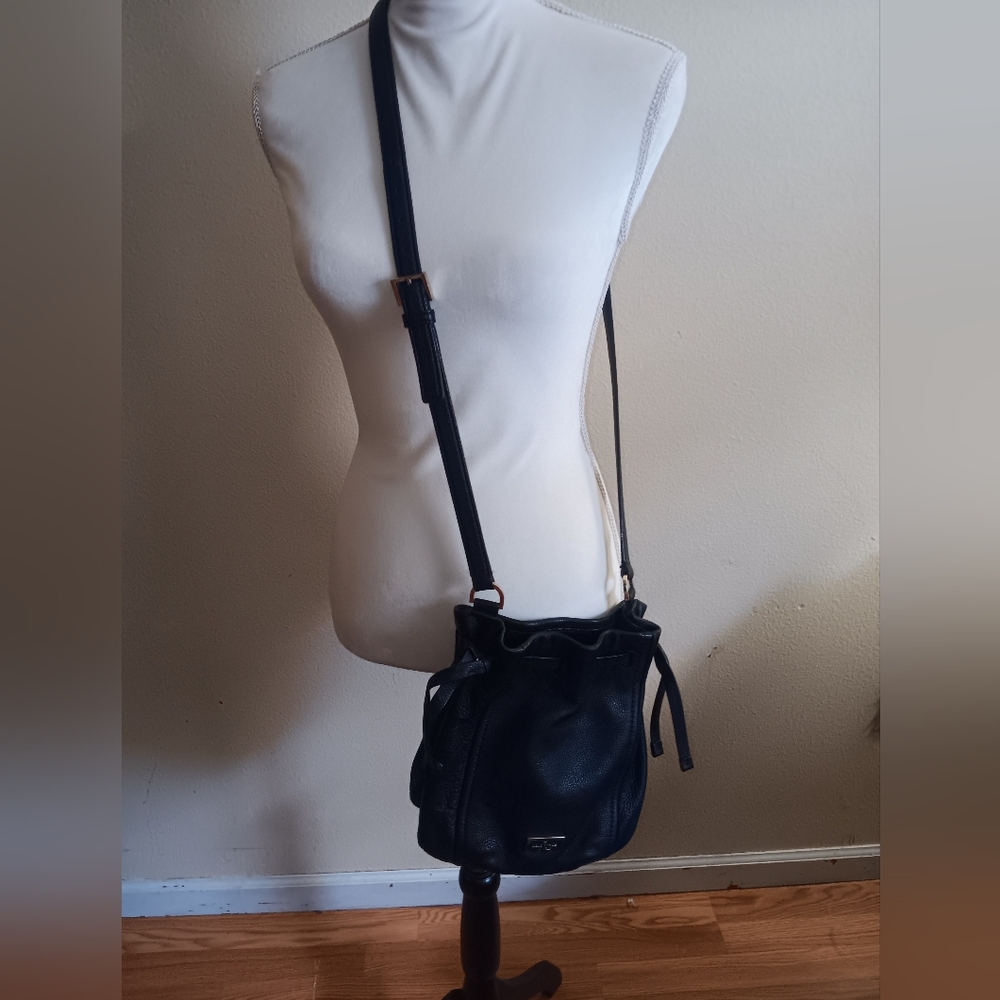 Kate spade crossbody black leather purse